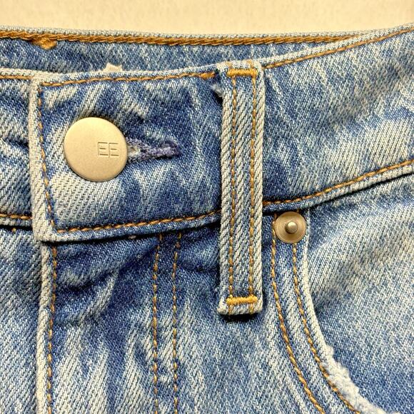 EVEREVE Ever Vintage Barrel Wide Leg Jeans Midwash Blue Women’s Size 27 - Picture 9 of 16